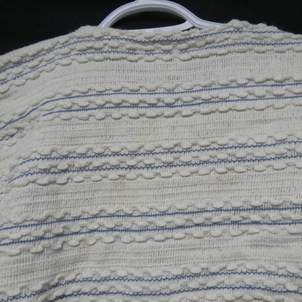 HER | small | Chic Textured Button-Up Cardigan | Made In Canada | 100% Cotton - Picture 10 of 15